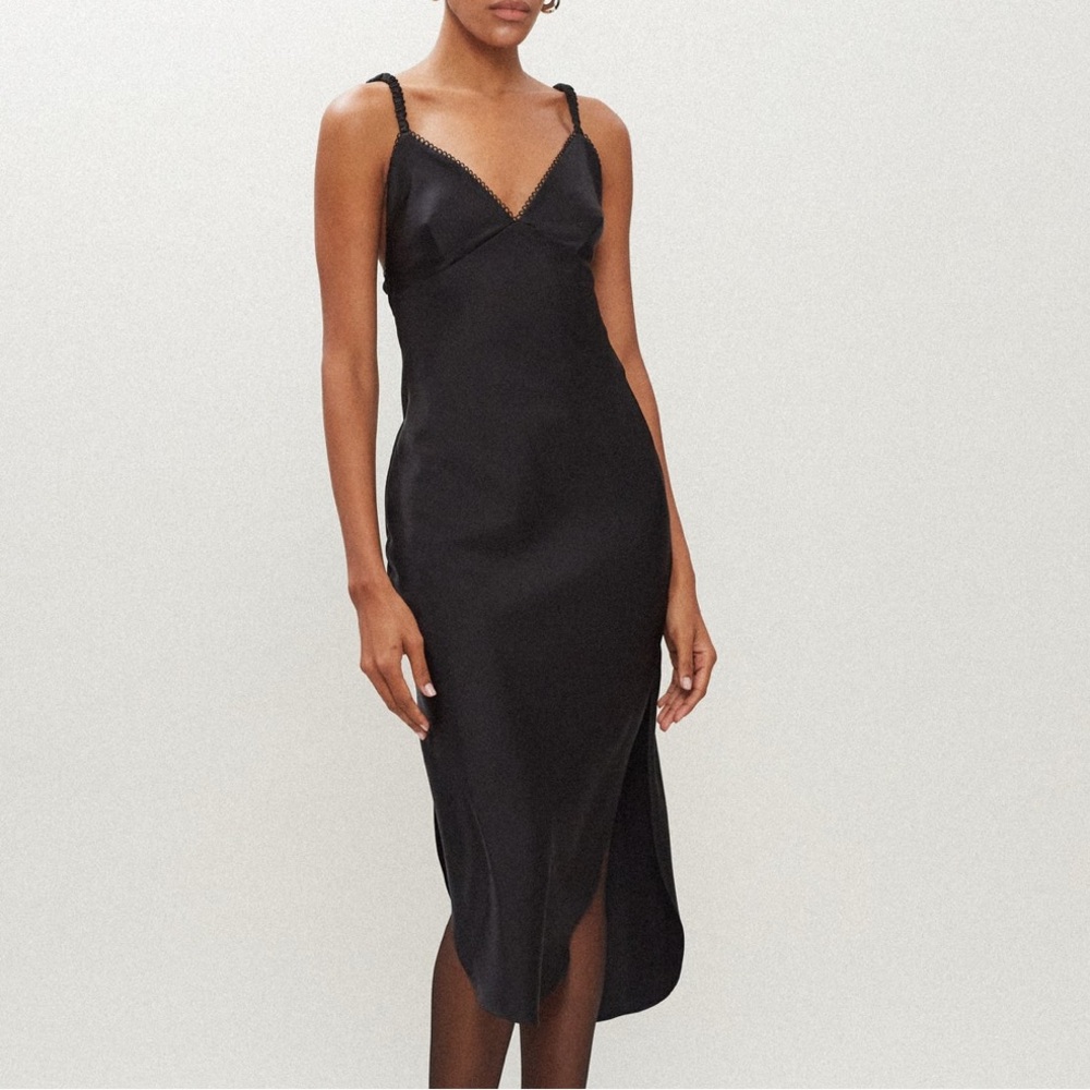 Roari paras dress in black